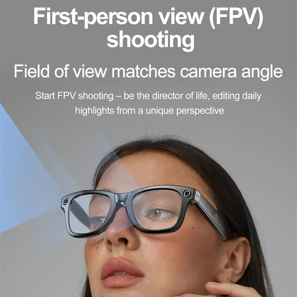 Multifunction AI Smart Glasses HD Video Recording Bluetooth-compatible Music Eyeglasses