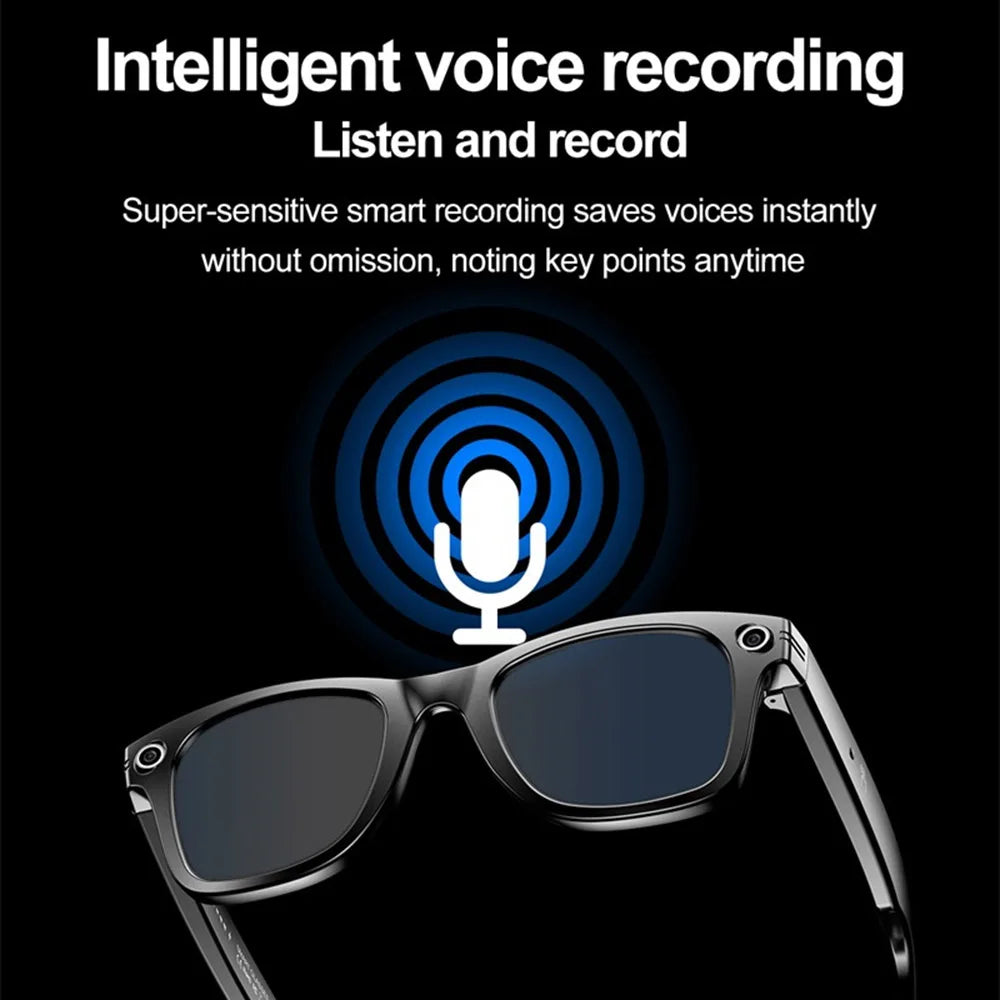 Multifunction AI Smart Glasses HD Video Recording Bluetooth-compatible Music Eyeglasses